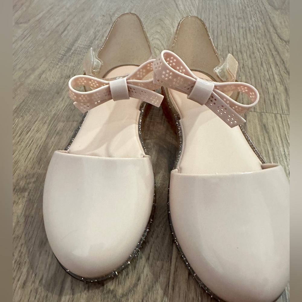 Mini Melissa beige jelly flats size 3 - Picture 6 of 6